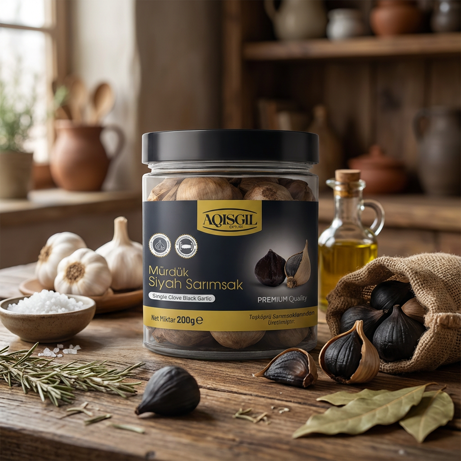 Mürdük Siyah Sarımsak / 200g