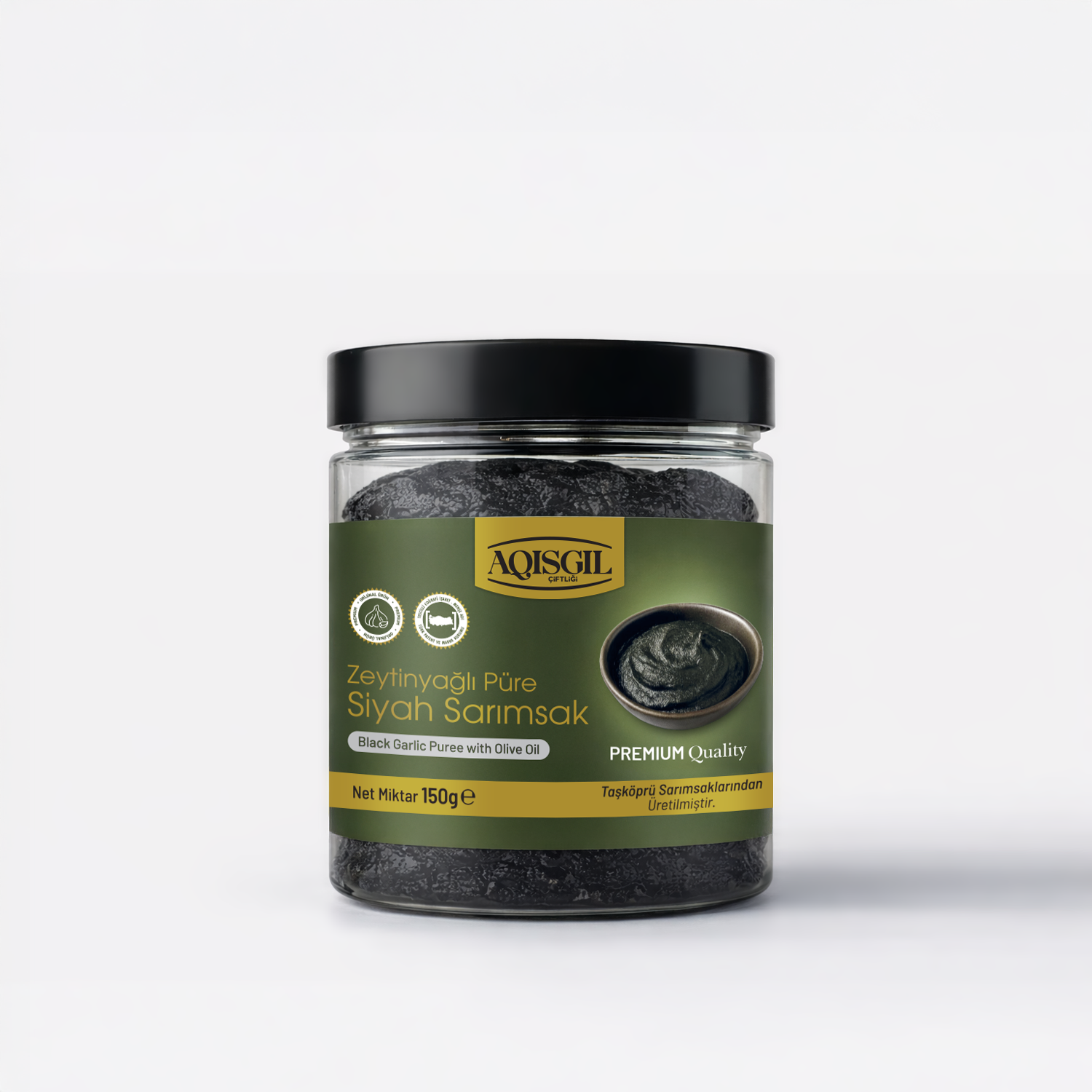 Zeytinyağlı Siyah Sarımsak Püre / 150g
