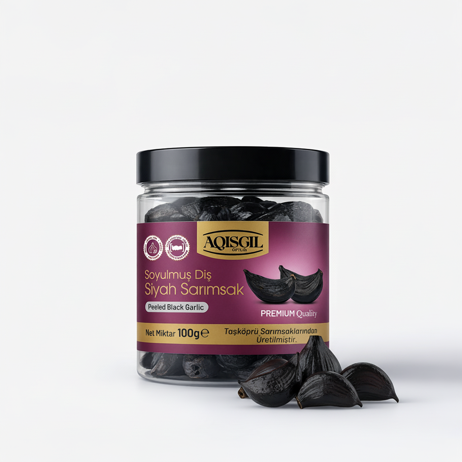 Soyulmuş Diş Siyah Sarımsak / 100g