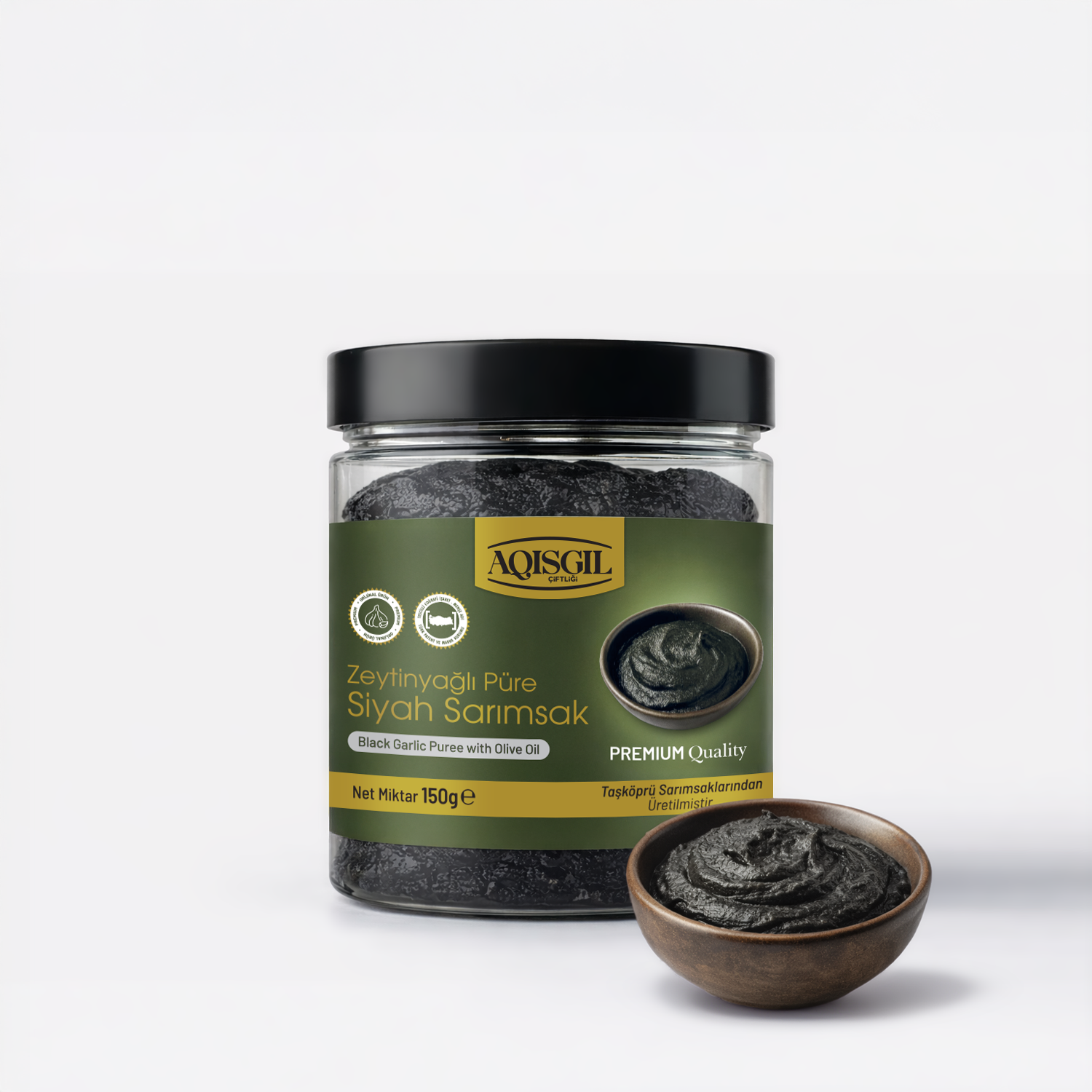 Zeytinyağlı Siyah Sarımsak Püre / 150g