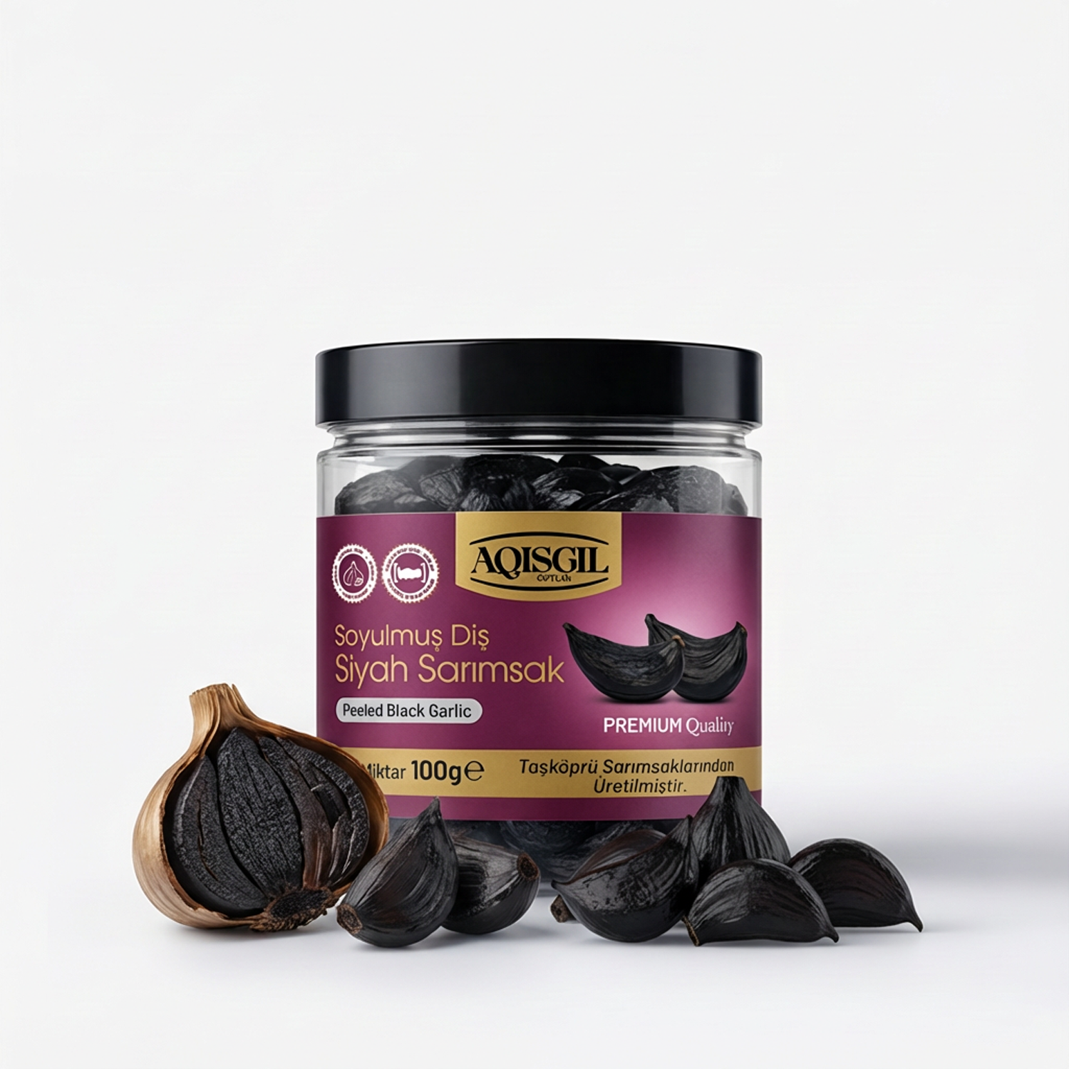 Soyulmuş Diş Siyah Sarımsak / 100g