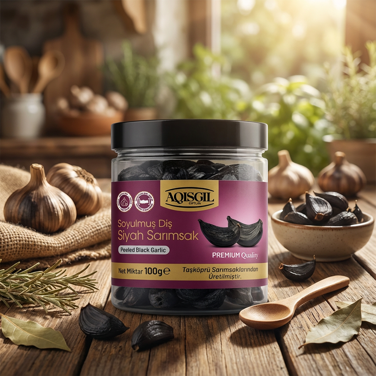 Soyulmuş Diş Siyah Sarımsak / 100g